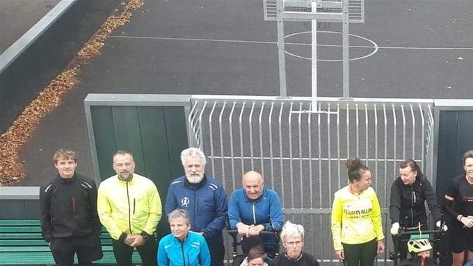 Skønt billede fra vores 1. løb 25.oktober 2020, se menu/nye løb